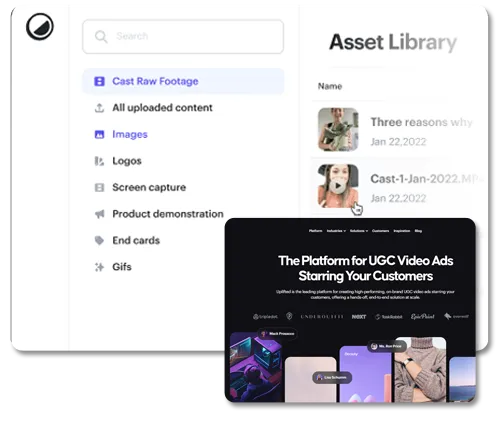 Video Editing Dashboard